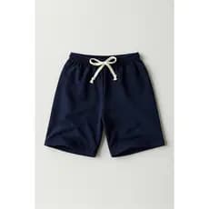 Bermuda Moletinho Masculina Marinho com Cardaço - Babei no Look
