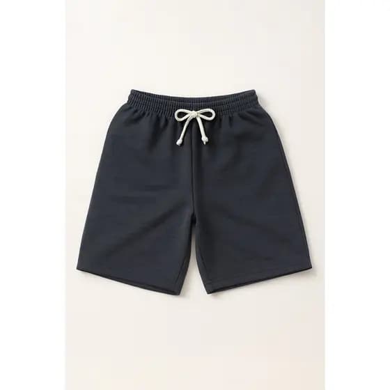 Bermuda Moletinho Masculina Chumbo com Cardaço - Babei no Look