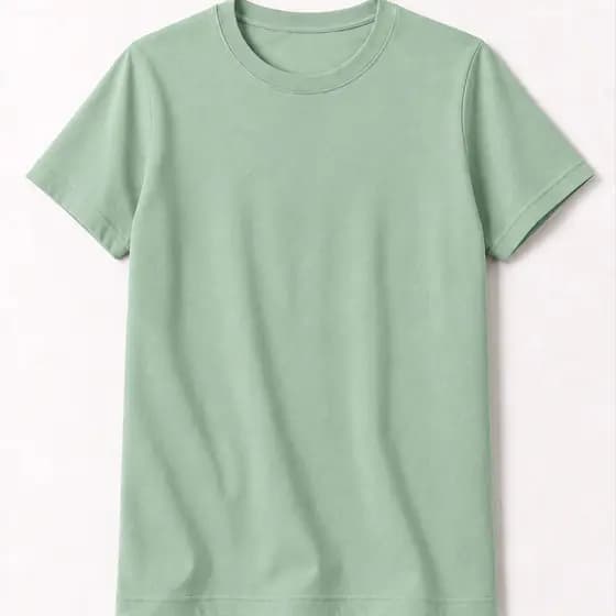 Camiseta Infantil Masculina Algodão Básica Verde Menta - Babei no Look
