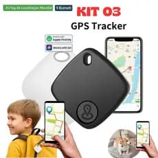 Rastreador GPS Smart Tag AirTag IPhone Localizador Mala Pet Moto Criança Sem Limite Distância
