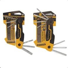 Kit Chaves Dobráveis Allen Hexagular e Torx hexabular
