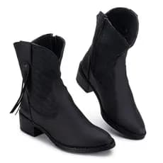 Bota Westem Feminina Isis Com Franja