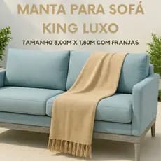 Manta Para Sofá King Luxo Super Gigante Tipo Capa De Sofá 3,00 x 1,80 Mts  Direto da Fábrica