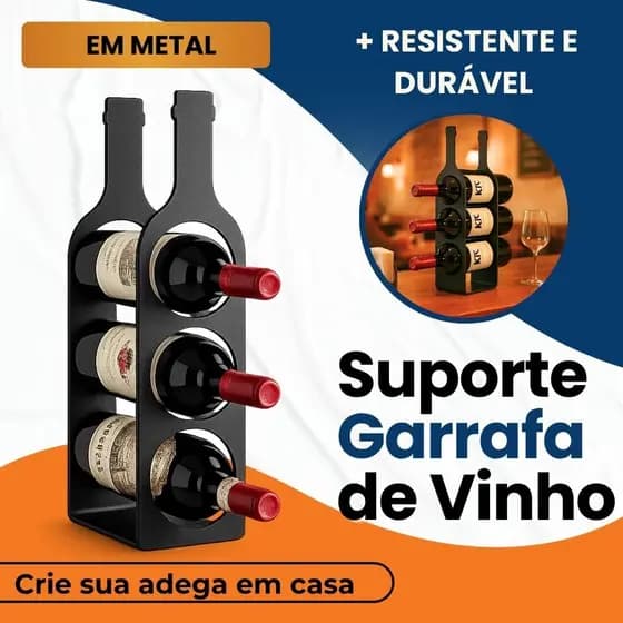 Adega De Vinho Porta Vinho Decorativo Suporte Para Vinho Adega De Bebidas Para 3 Garrafas