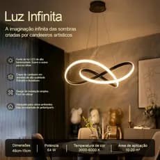 3 cores em 1 luz（110V-220V） Lustre para sala Lustre Pendente Cozinha Luminária de Teto Led Nordic Moderno Decoração Para