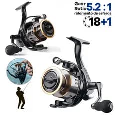 HD1000-7000 Molinete De Pesca De Metal EVA Max Arraste 10kg Cana Em Água Salgada