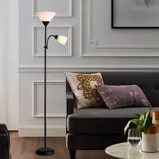Luminária De Chão Moderna Abajur Pedestral No Piso 170CM Para Sala Quarto ou Escritório