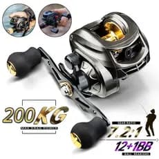 240Kg Carretilha De Pesca Com Marine Sports Pitching 6.2 : 1 Alta 10kg Max Molinete De Pesca Molinete Pesca Mulinete