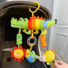 Brinquedo Suspenso para Bebê Brinquedos para Cadeirinha de Carro para Bebê Brinquedo Macio de Animal