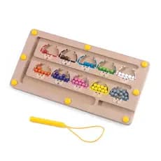 Brinquedo Labirinto Magnético Brinquedo Educativo Infantil Presente para Crianças Tabuleiro de Aprendizado de Contagem