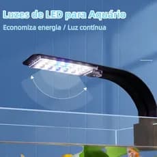 Luz de LED para Aquário, Impermeável, 10W, Acessórios para Aquário