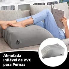 Almofada Inflável para Pernas, Assento Inflável, Travesseiro de Apoio Inflável, Travesseiro Inflável Portátil