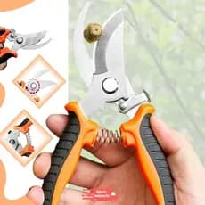 Tesoura Poda Super Afiada - Jardinagem Profissional Tesoura de Poda - Trava de segurança