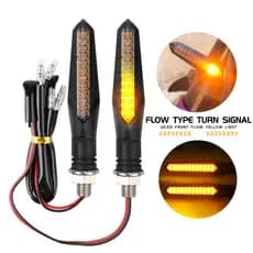 Kit 4/2 Pisca Seta Led Palito Sequencial Esportivo Hornet Fazer Cb300 Xj6 Xre300 Cg Titan Fan Bros Factor