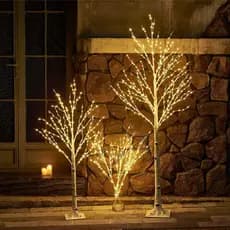 Luz LED Galho Árvore Decorativa 20/50 LEDs para Quarto Sala Festa Casamento Natal Decoração Ambiente