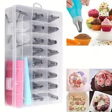 38 pcs Decoração de Bico de Aço Inoxidável para Bolo