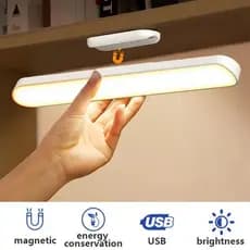 Luminária De Led Sobrepor Bastão Recarregável Sem Fio Com Suporte Magnético E Touch