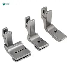 【new】3 Peças Reunindo Calcador Plissado/Shirring P5 P50 P5W Para Máquina De Costura Industrial , Acabamento Fino