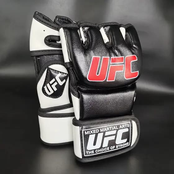 Luvas de boxe de meio dedo Sanda luta UFC luvas adulto treinamento de luta MMA luvas de boxe saco de pancadas luvas de M
