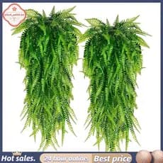 33 Polegada Plantas Artificiais Decoração Pendurado Planta Artificial Folha Grama Sala Festa De Casamento Varanda