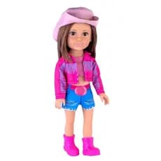 Boneca Ana Country Style Boiadeira de Chapéu Super Toys