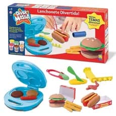 Massa De Modelar Infantil Lanchonete Divertida - Divertoys