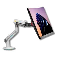 SUPORTE GAMER BRANCO NB - E5 MONITOR 32 A 60 ARTICULADO