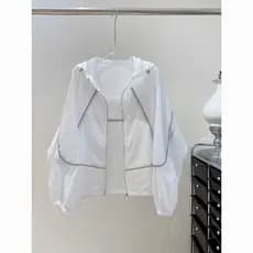 Roupas Respiráveis De Proteção Solar Para Mulheres , Jaqueta Versátil Solta Fina De Verão