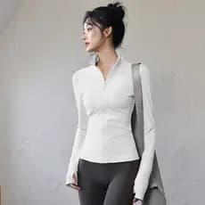 Lulu outwear Profissional De Secagem Rápida Treinamento Topos Roupas De fitness Mangas Compridas Esportes Femininos Ao A
