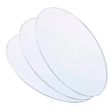 Base Acrílica Oval 14x8 Sem Borda Para Artesanato Biscuit 20 Unidades