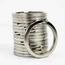 Argola Italiana 28mm Chaveiro Resistente Artesanato Molho De Chaves Brilhante 50/100 Unidades