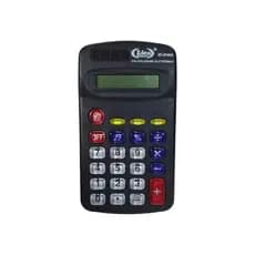 Calculadora Eletrônica De Mesa Escola Faculdade Professor Cor Preto Simples Pequena Cabe No Bolso