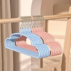 Kit 20 Cabides Infantil Bebê Baby Ferro Reforçado Cruzeta Roupa Sem Cheiro
