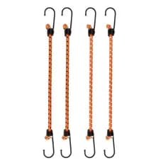 Kit 4 Elástico Bagageiro Extensor Gancho Ponta metal 2*8mmx45cm 2*8mmx60cm
