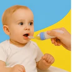 Colher Dosadora Buba Papinha Infantil Silicone com Ventosa