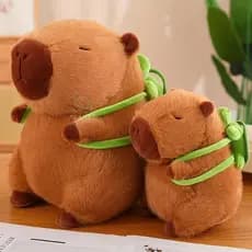 Brinquedo Pelúcia Capivara Filó Tartaruga Macia Fofinha Kawaii