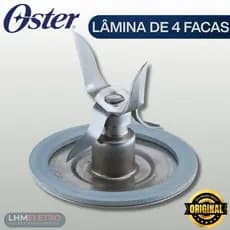Lâmina 4 Facas c/ Vedação para Liquidificador Oster Original BLSTAA4961