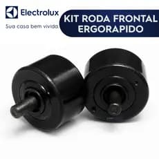 Kit 2 Rodinhas Frontais Original Electrolux Ergorapido ERG10 ao ERG28