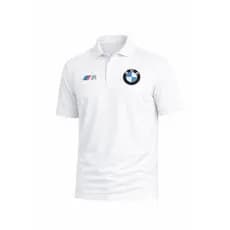 Camiseta Polo B-M-W Masculina – Preto ou Branco | Estilo Premium
