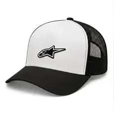 Boné Trucker Algodão Telinha Estampado Alpinestars Aba Curva Envio Rápido