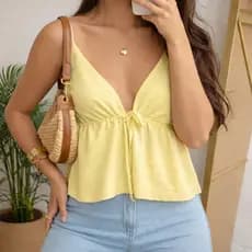 BLUSA BATINHA CROPEED  FEMENINA  VERÃO