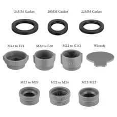 5pcs Kit Adaptador de Torneira Masculino Feminino Conjunto de Pia de Cozinha O6ZP