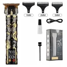Aparador Cabelo/Barba 3 Velocidades | LED Digital | 120min Sem Fio | Premium-K4/K5
