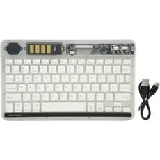 Teclado Bluetooth Ultra Fino Retroiluminado (7 Cores) - Mini Portátil, Sem Fio, Recarregável - Compatível com Apple iPad