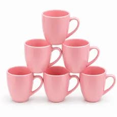 Kit Jogo Canecas 250ml Porcelana Xicara Para Cafe Cha