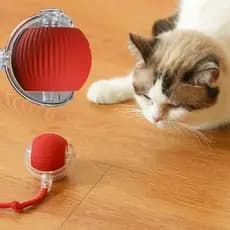 Bola Brinquedos De Rolamento Automático Cauda Do Falso Recarregável Bola Inteligente Gato Interativo