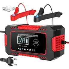 Carregador bateria automotivo inteligente 12V com Display Digital Automático Energia Reparação Puls