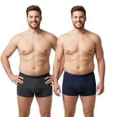 Kit 5 Cueca Boxer Plus Size Masculina em Algodão Conforto e Estilo