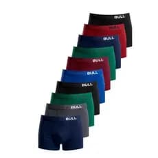Kit 8 Cuecas Boxer Infantil em Algodão Conforto e Maciez