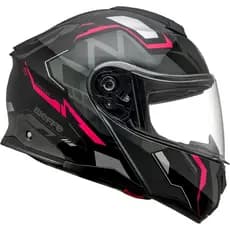Capacete Escamoteavel Moto Bieffe B-Dynamic Attractie Rosa